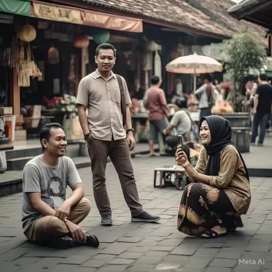 Area Publik Semarang: Nyaman Dengan Lantai Konblok